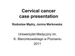 Cervical cancer case presentation