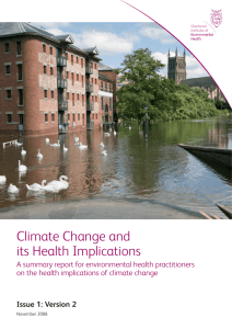 Climate Change and its Health Implications