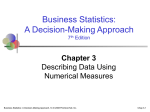 Business Statistics: A Decision-Making