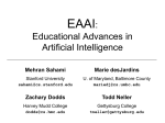 EAAI: Educational Advances in Artificial Intelligence
