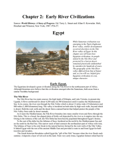 Chapter 2: Early River Civilizations Source: World History: A Story of