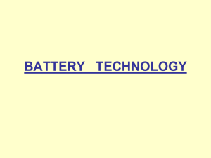 battery technology - EngineeringDuniya.com