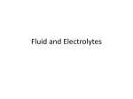 RTC FLUID AND ELECTROLYTES