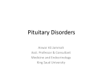 Anterior pituitary insufficiency