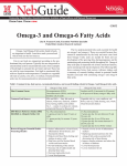 Omega-3 and Omega-6 Fatty Acids - University of Nebraska–Lincoln