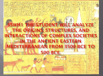SSWH01 Mesopotamia Civilization