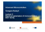 Electrical parameters of microcontrollers 8051 family