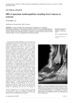 MRI of peroneal tendinopathies resulting from trauma or overuse