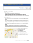 Lentiviral (HIV) Vector Post Exposure Procedures