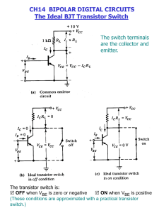 Transistor Switching Times Delay Time