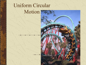 Uniform Circular Motion