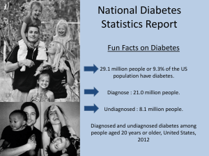 National Diabetes Statistics Report
