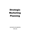 Strategic Marketing Planning