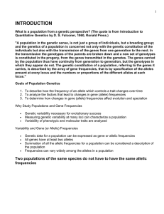 Figure 2. A pedigree for a half