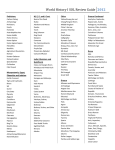 World History I SOL Review Guide