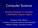 Computer Science and Philosophy