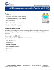 ADC Successive Approximation Register