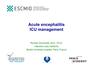Acute encephalitis ICU management