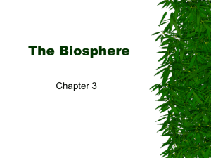 The Biosphere - Kania´s Science Page