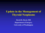 NCCN - Management of Thyroid Carcinoma -2001