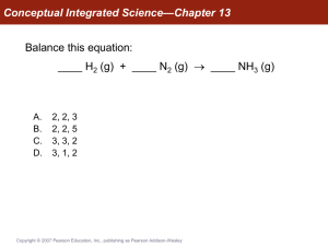 Conceptual Integrated Science—Chapter 13