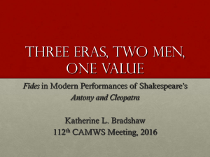 Three Eras, Two Men, One Value