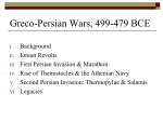 The Persian Wars: From the Ionian Revolt to Eion