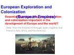 Colonialization and Exploration SS6H6b Cabell copy