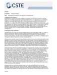 Standardized Surveillance Case Definition for Histoplasmosis