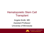 Hematopoietic Stem Cell Transplant