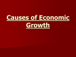 Causes of Economic Growth