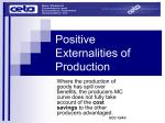Positive Externalities of Production