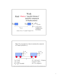 Work, Power, and Energy - Arizona State University