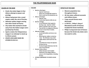 THE PELOPONNESIAN WAR