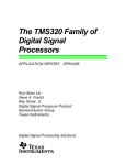 The TMS320 Family of Digital Signal Processors