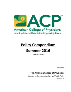 Compendium - American College of Physicians