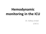 Hemodynamic monitoring in the ICU