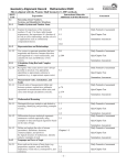 Chapters 1-6 First Semester/Trimester