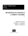 Basic Statistics a First Course, 4ed