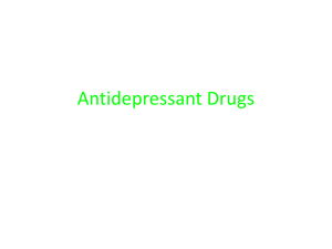 Antidepressant Drugs