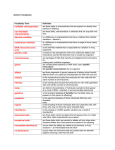 Section 3 Vocabulary Vocabulary Term Definition heritable