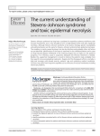 The current understanding of Stevens–Johnson syndrome and toxic