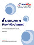 8Simple Steps to Direct Mail Success!!