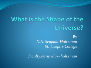 What is the Shape of the Universe?