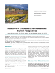 Resection of Colorectal Liver Metastases: Current Perspectives