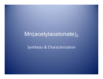Mn(acetylacetonate)3