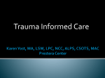 Trauma Informed Care - West Virginia Child Care Association