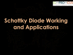 Schottky Diode Working and Applications