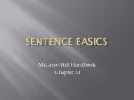 Sentence Basics - HCC Learning Web
