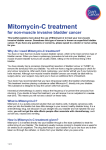 Bladder Cancer - Mitomycin-c for non muscle invasive bladder cancer